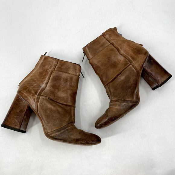 Freebird by Steven 6 Joey Tan Brown Buckle booties - Picture 4 of 9